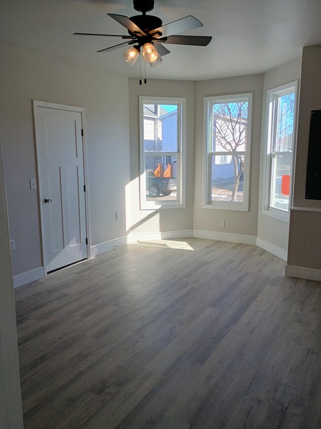 Master bedroom with walk in closet and attached large bathroom - 429 Loder St