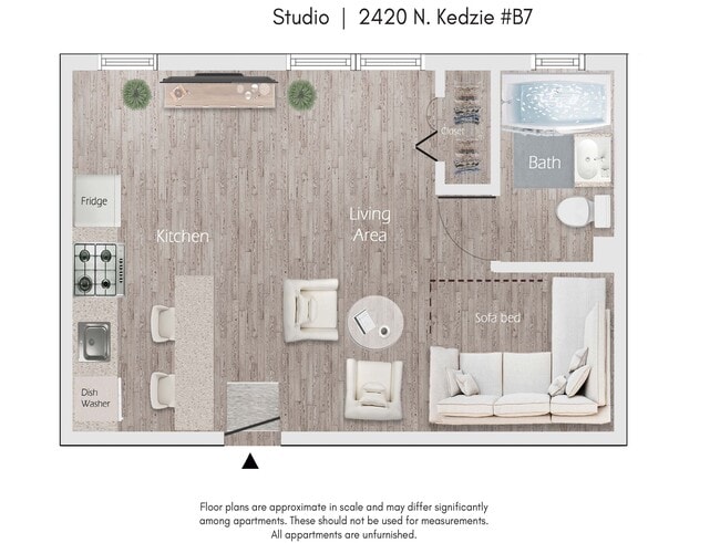 Floorplan - 2420 Kedzie Blvd