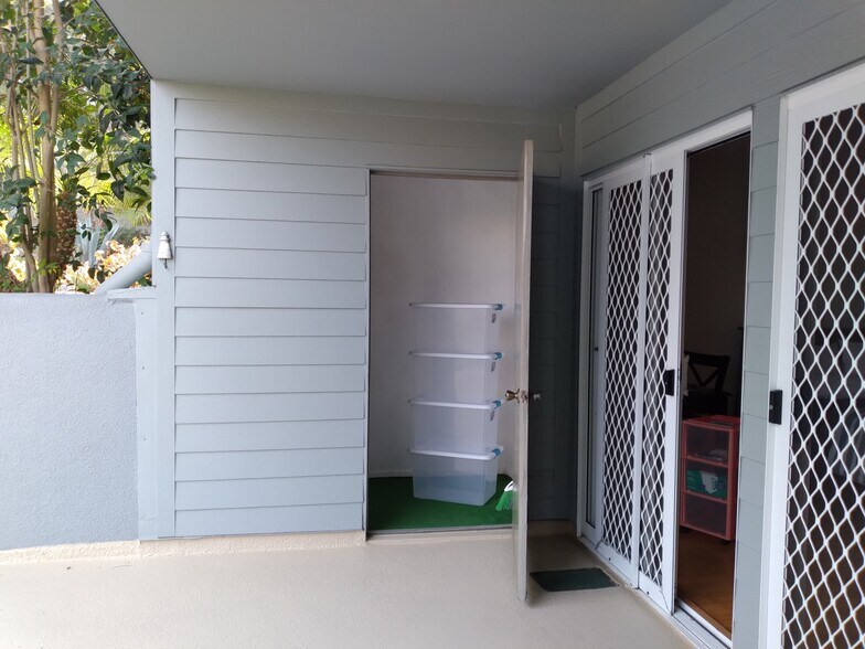 Out door Storage on patio - 250 The Vlg