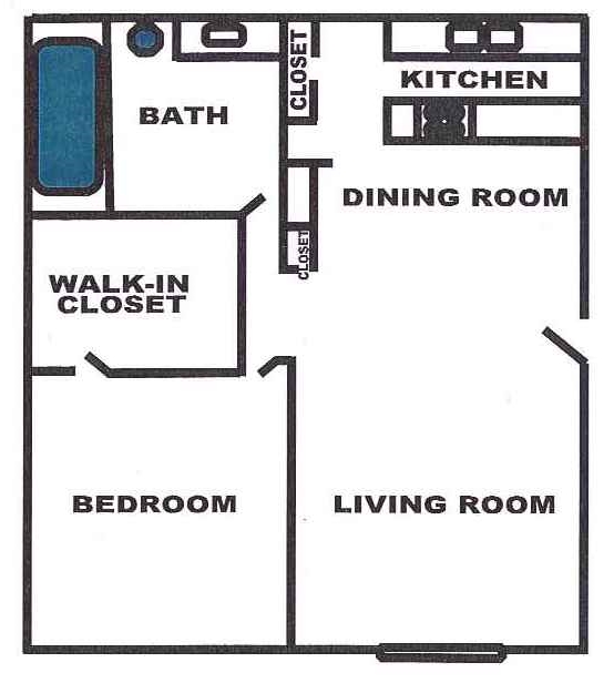 1BR/1BA - Briarcliff Apartments