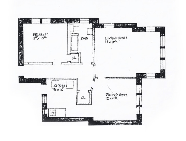 Floorplan - 543-49 W. Arlington Pl.