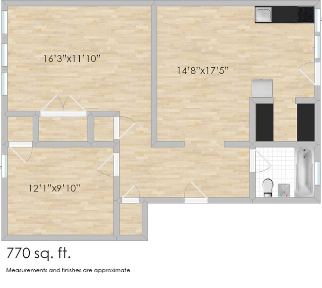 Floorplan - 123-129 N. Humphrey Ave. and 38-44 Lake St.