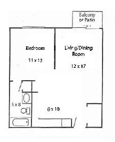 Floorplan - Town Square Senior Apartments - 62 and over