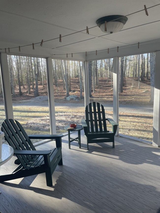 Back porch off kitchen - 375 Providence Pike