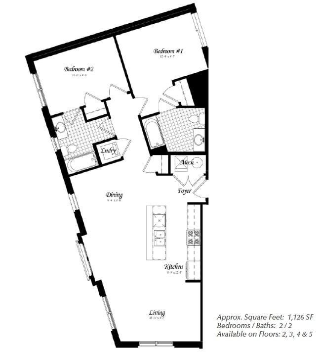 2BR/2BA - Columbia Place