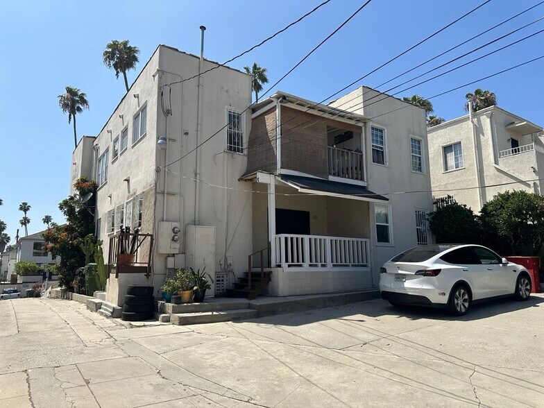 backdoor entry and patio - 120 N Berendo St