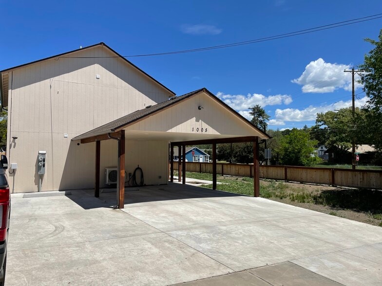 1 Covered parking spot and 1 off street parking spot - 1005 Prospect St