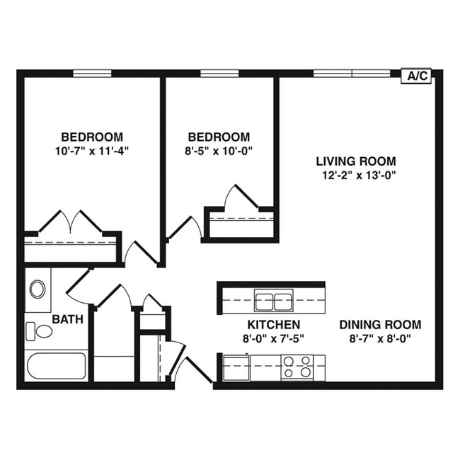 2BR/1BA - Pelican River