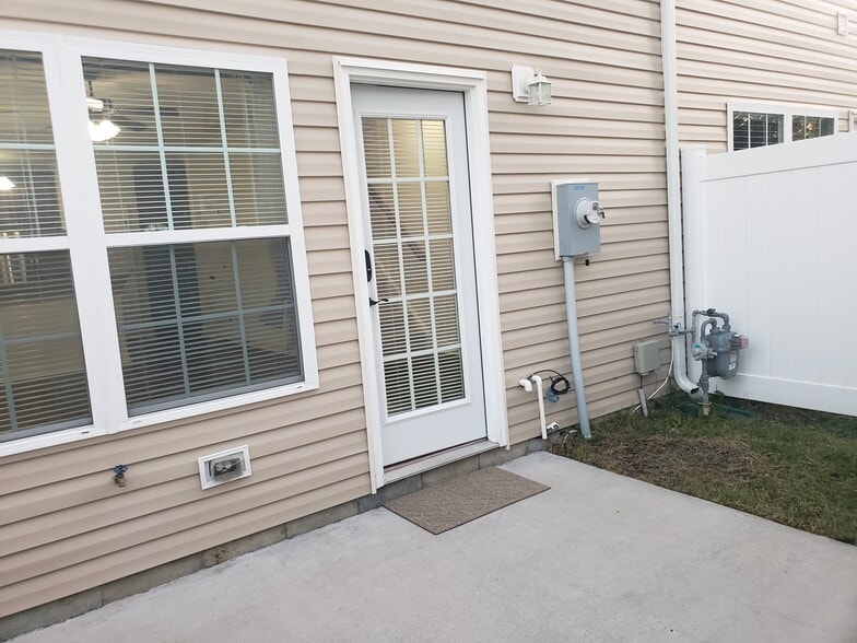 View of Back Door - 216 Astra Ln