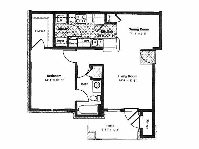 Floorplan - O'Fallon Lakes Apartments