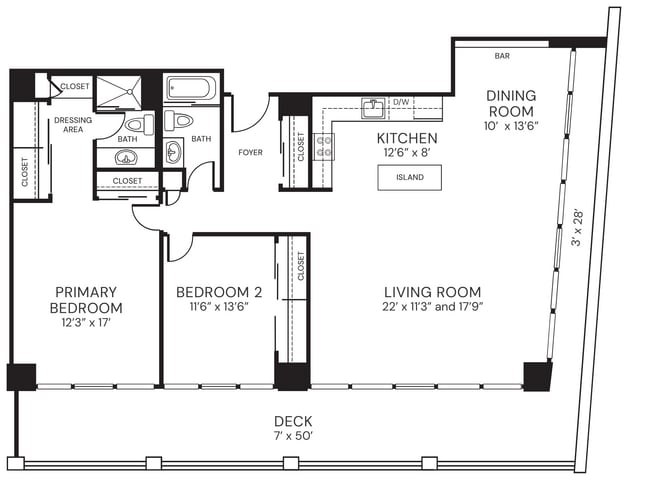 Floorplan - 1200 Lakeshore