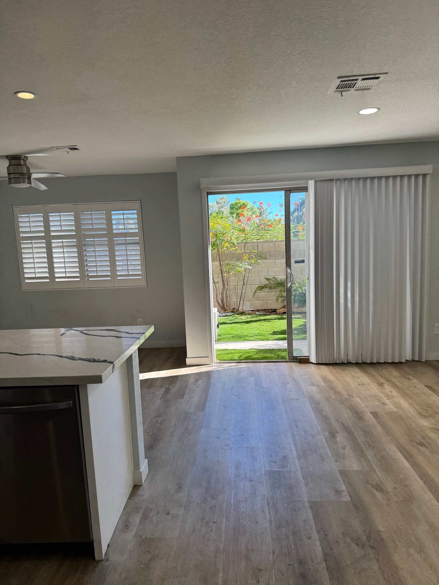 View to private backyard - 6250 W Flamingo Rd