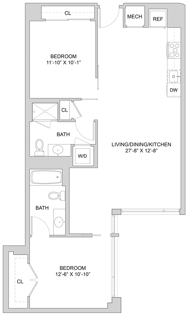 Floorplan - The Modern at Art Place