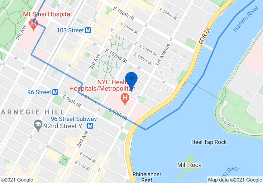 Building Photo - Upper Carnegie Hill adj, Close to E.96th Q: E 100th St btw 2nd/1st Ave 3BR, Elevator, W/D, SS App...