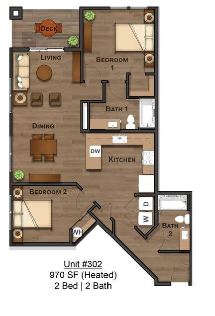 Residence 302 - Eliason Square Apartments