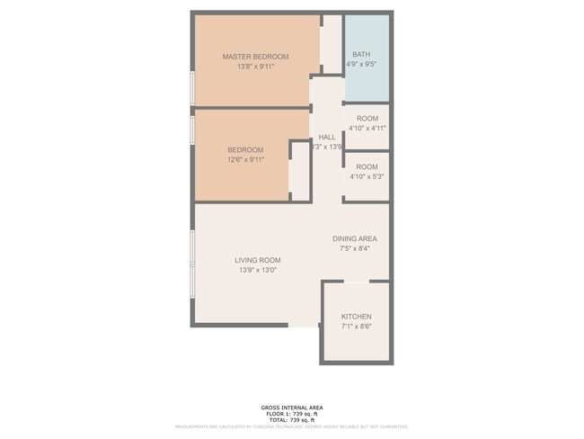 Floorplan - Bridgewater Retreat Apartments