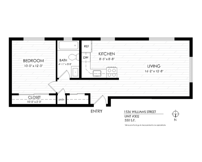 Floorplan - 1536 Williams St