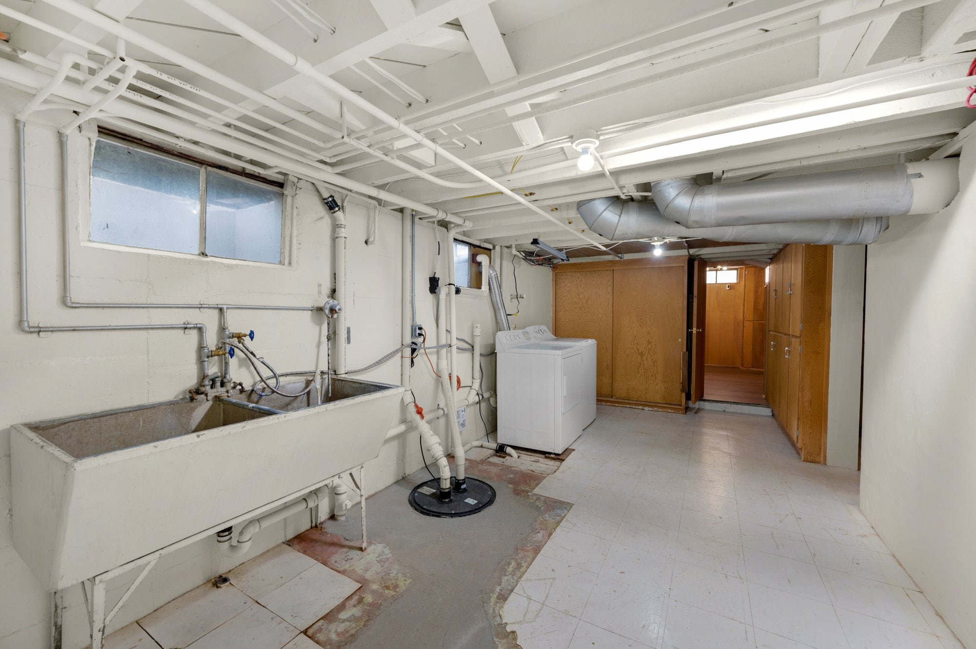 HUGE laundry/storage room downstairs. - 114 N Foote Ave