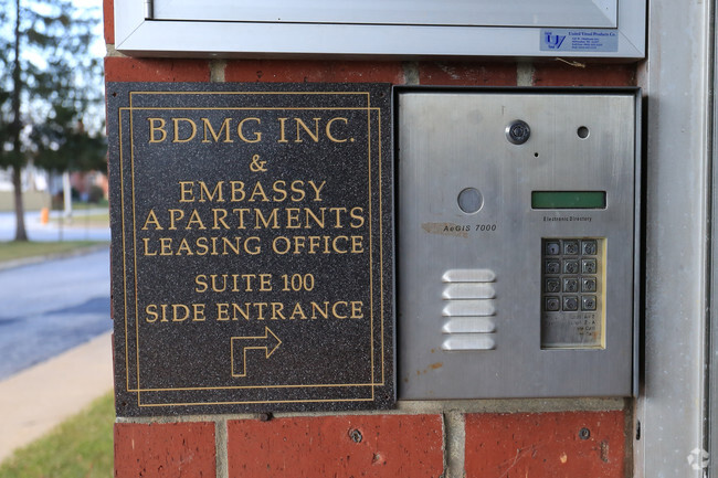 Entrance - Embassy Apartments