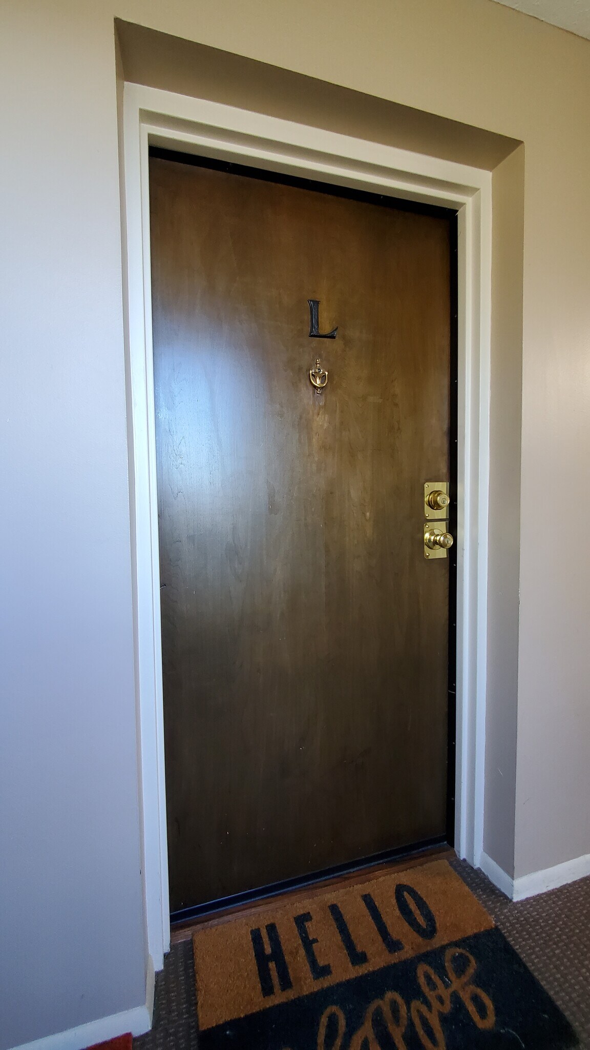 Unit door from the outside - 1675 Cedarwood Dr