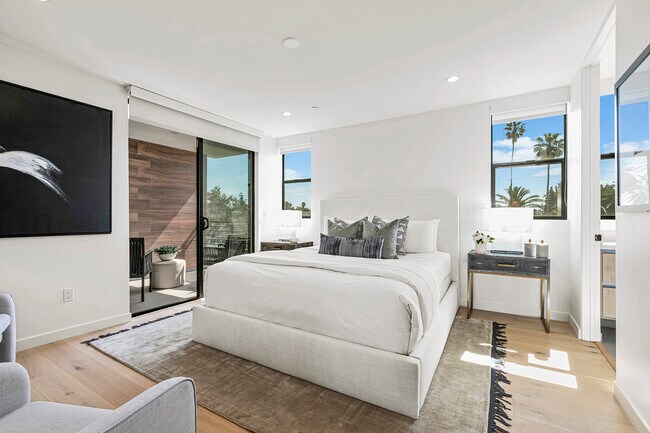 Master Bed Room Staged - Model Unit - 6701 W Eden Ter