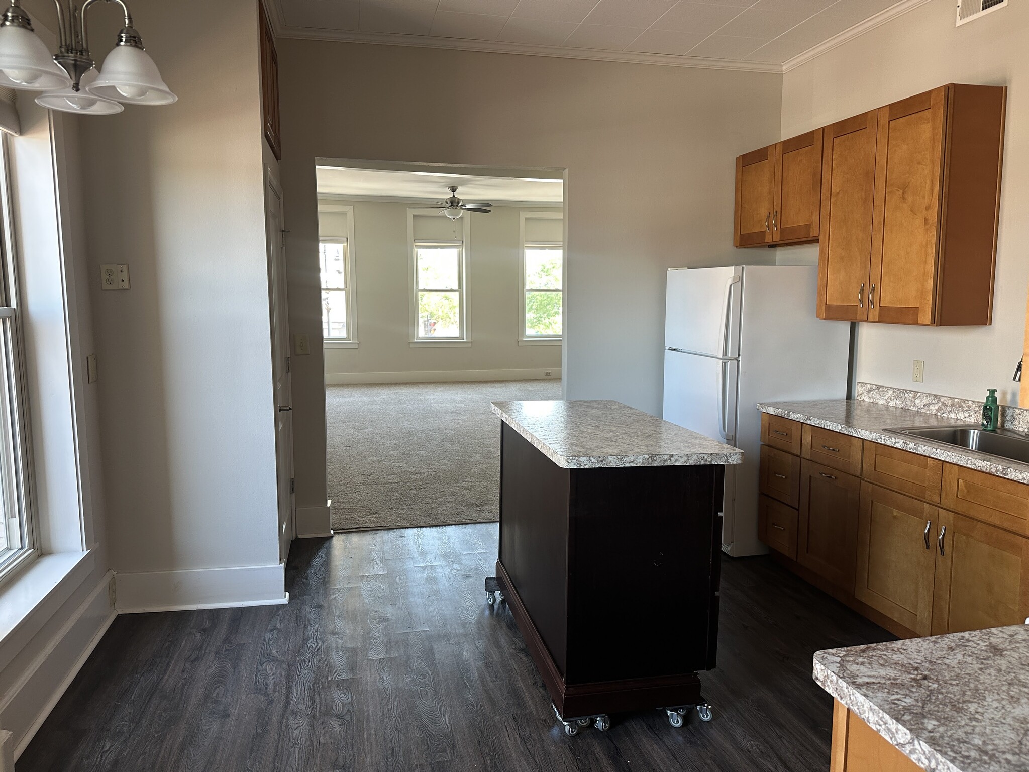 Kitchen and Living Room - 107 W Wisconsin Ave