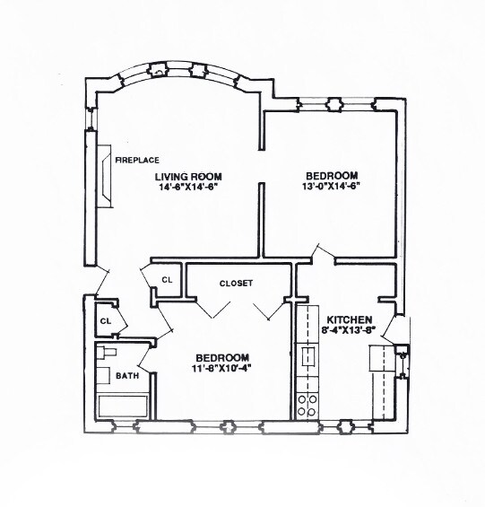 Floorplan - 818-20 Forest Ave.