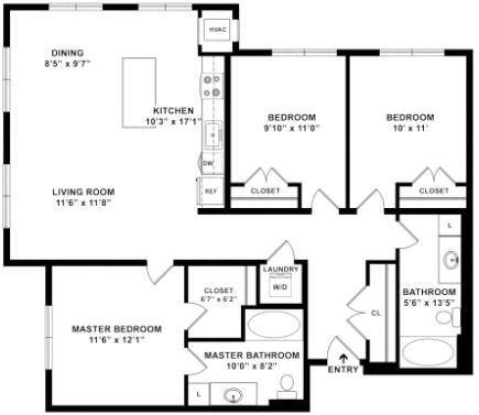 Floorplan - Cadence Apartments