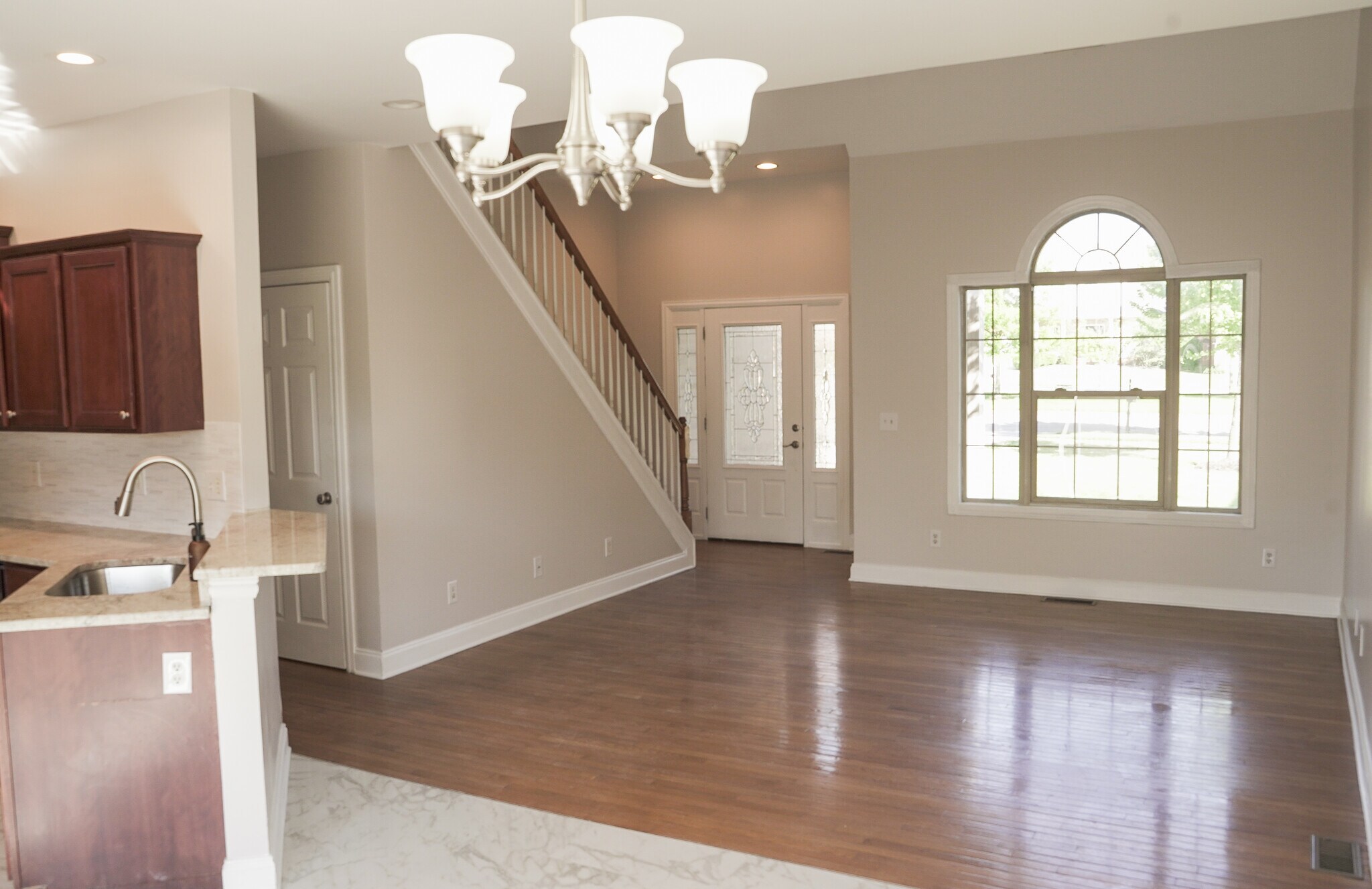 Entry, Family Room and Stairs to 2nd Floor - 393 Hays Blvd