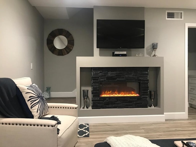 Electric Fireplace - 828 S Falcon St