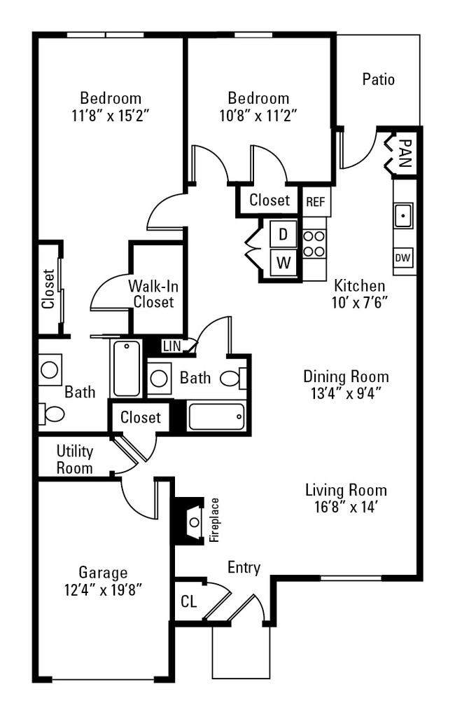 Floorplan - Villas of Victor and Regency Townhomes