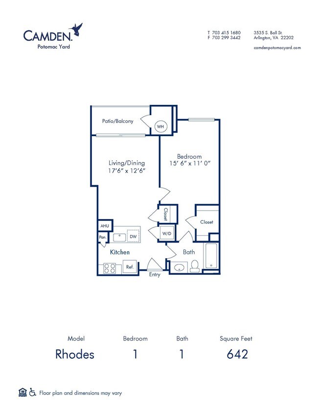 Floorplan - Camden Potomac Yard