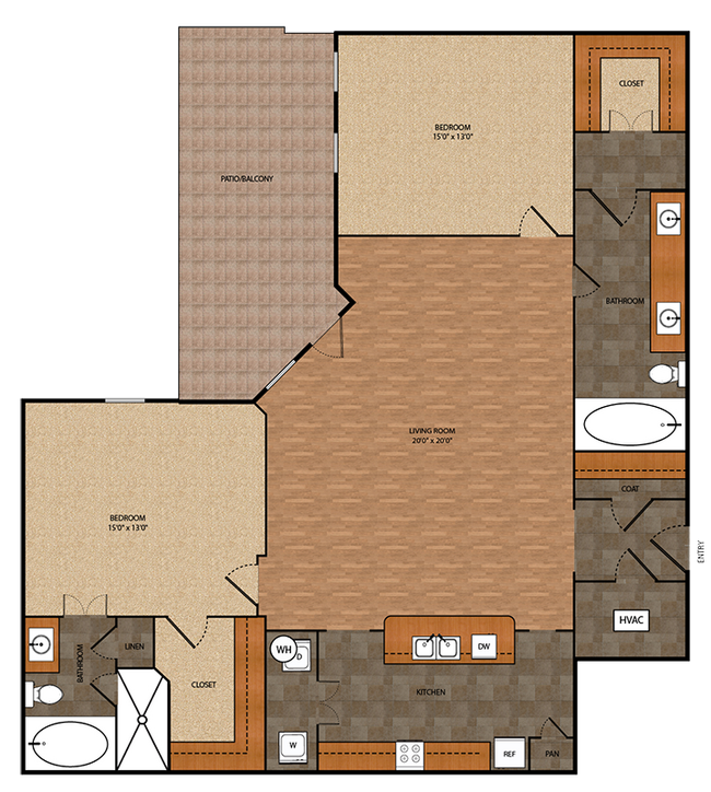 Floorplan - Bell Tower Flats