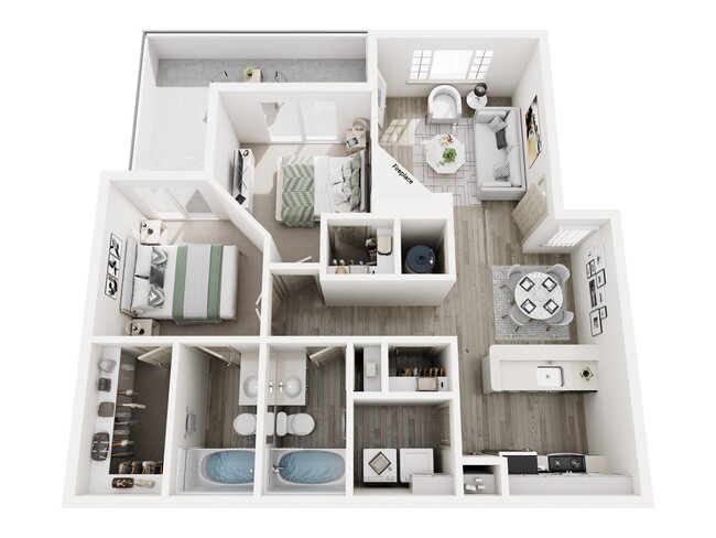 Floorplan - Alvista Trailside Apartments