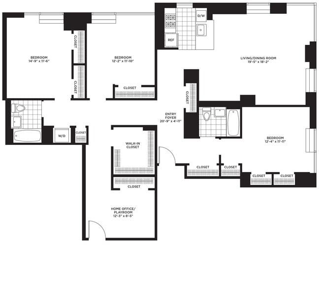 Floorplan - 1214 Fifth Avenue