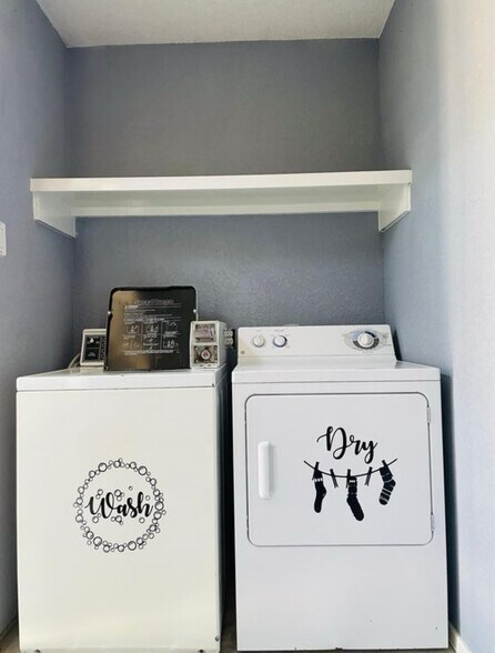 Unit #C it’s own laundry room - 1619 Norma Ln