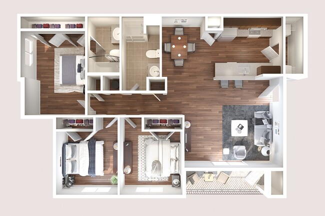 Floorplan - Garden Trail Apartments