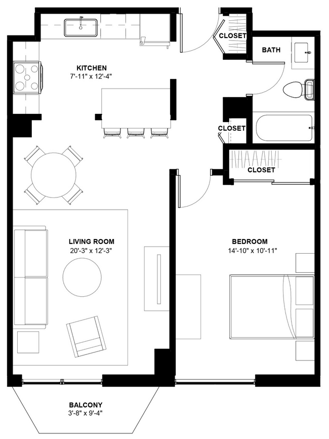 Floorplan - 1250 Lasalle