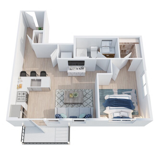 Floorplan - The Riviera on Semmes