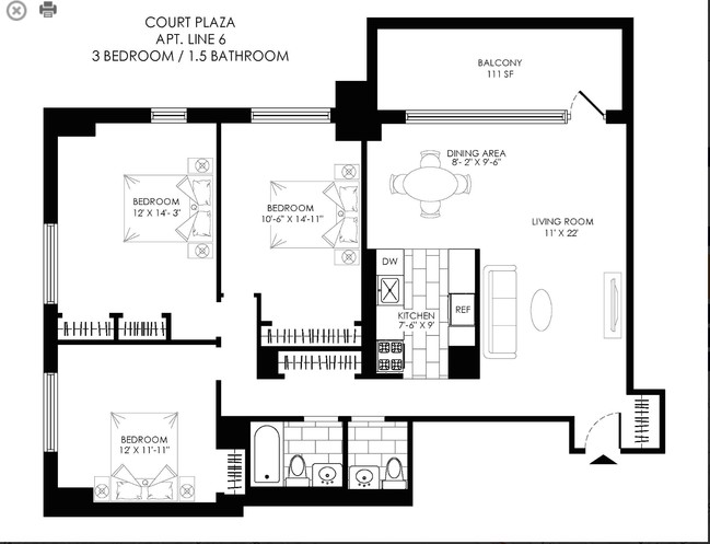 Floorplan - 123-33 83rd Avenue