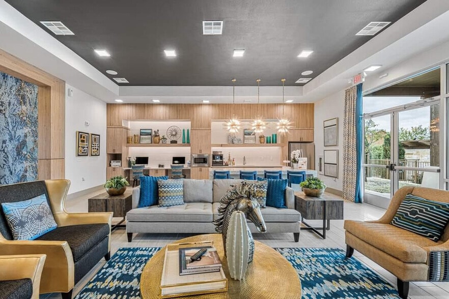 Resident lounge at Residences at Panther Hollow. - Residences At Panther Hollow