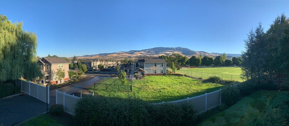 Panoramic View from Living Room across open space to Grizzly Peak - 2272 McCall Dr