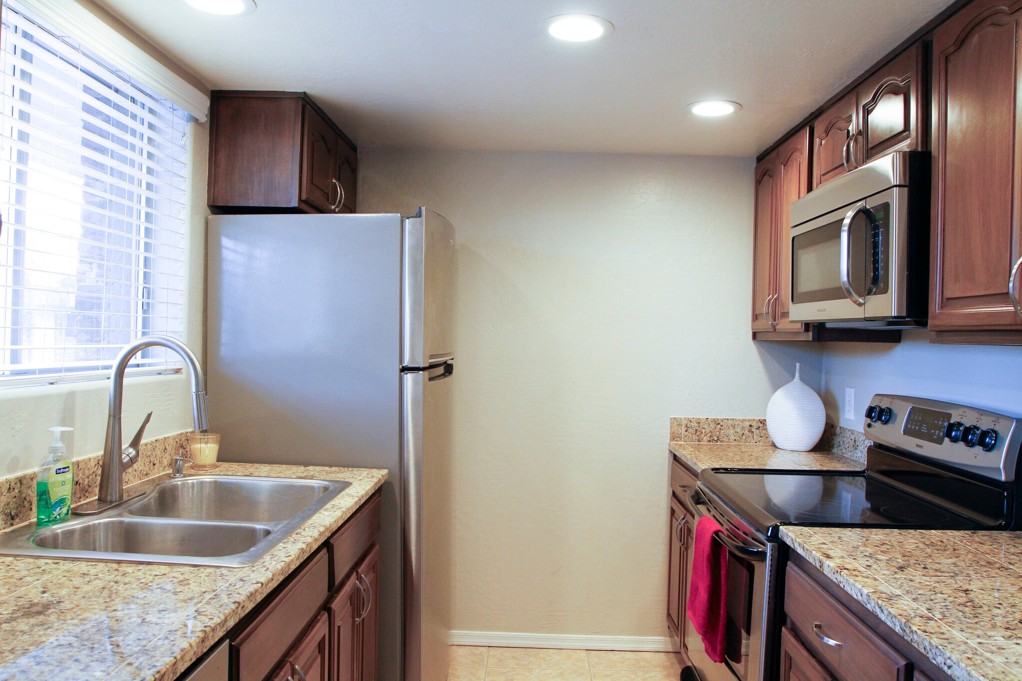 Modern Kitchen with new stainless appliances - 4701 N 68th St