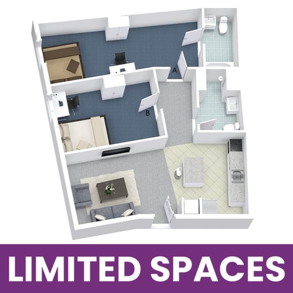 University Lofts 2x2K - Limited Spaces - University Lofts