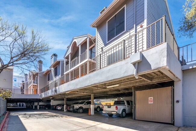 Gated entry and parking - 2710 Nueces St