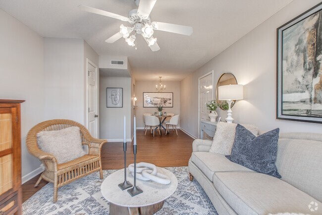 Living Room + Dining Room - Tennessee Park Apartments