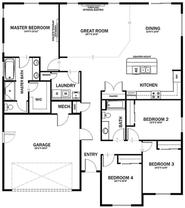 Building Photo - New 4 Bed Rambler | Fenced Yard | 2-car Garage | Move-In Ready House for Rent in Quincy!