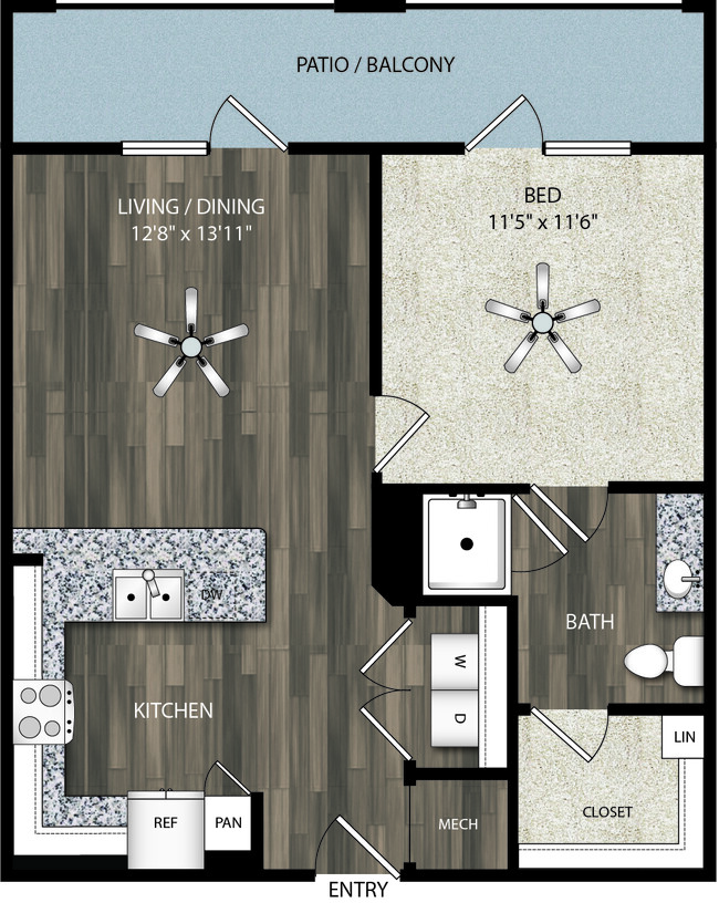 Floorplan - Oaks 55