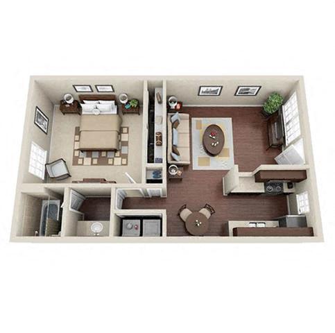 Floorplan - Dwell at Clear Lake Apartment Homes