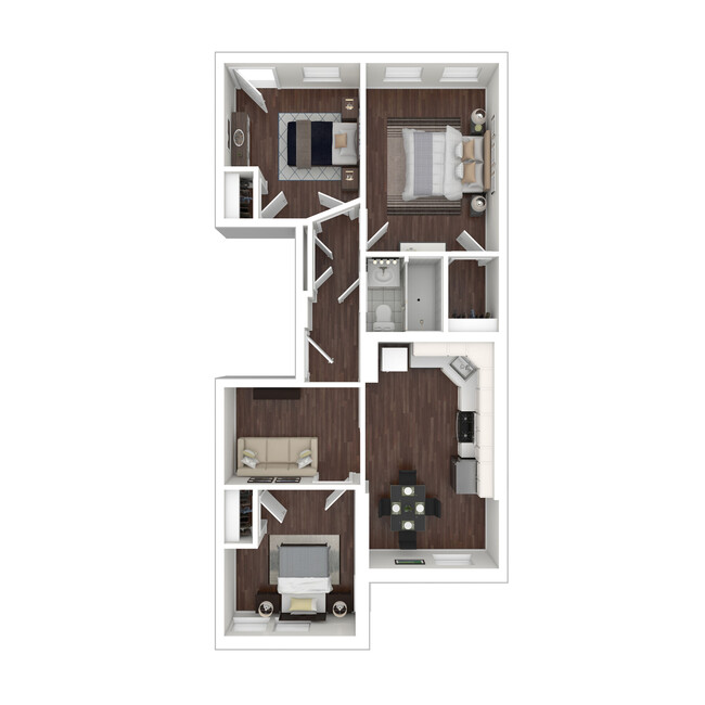 Floorplan - Clearway Apartments